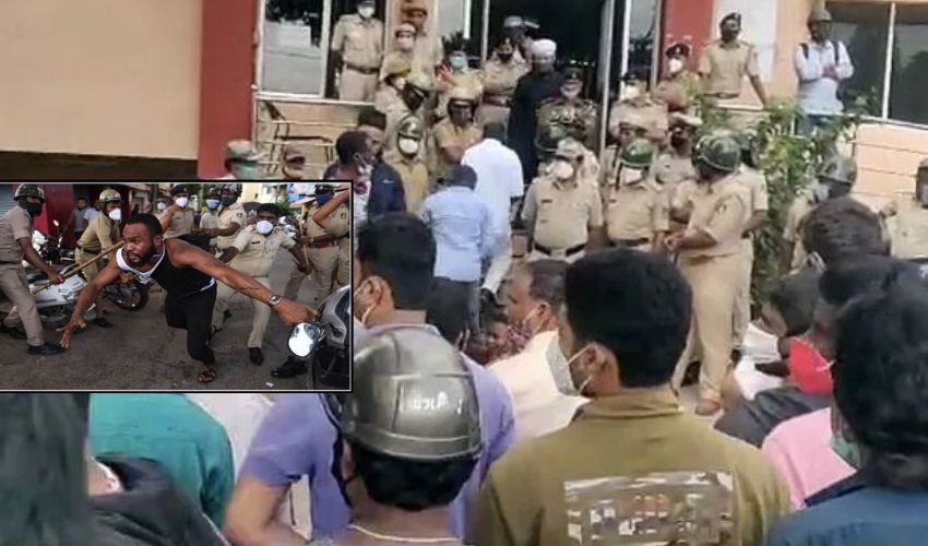 Bengaluru : పోలీసుల కస్టడీలో కాంగో దేశస్ధుని మృతి… బెంగుళూరులో ఆఫ్రికన్ల నిరసన Bengaluru : పోలీసుల కస్టడీలో కాంగో దేశస్ధుని మృతి… బెంగుళూరులో ఆఫ్రికన్ల నిరసన