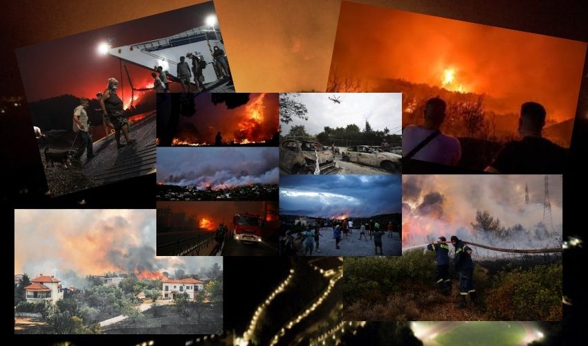 Greece Fires Cities