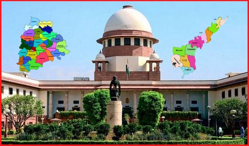 Supreme Fine On Telugu States
