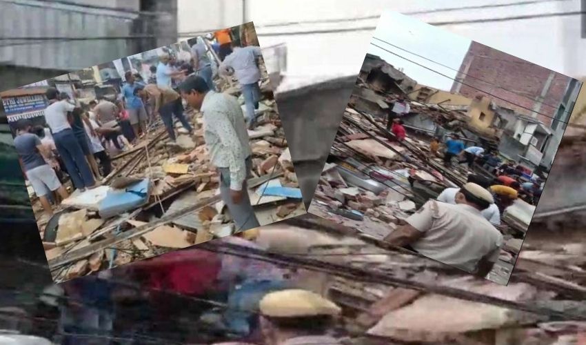 Building Collapse In Delhi