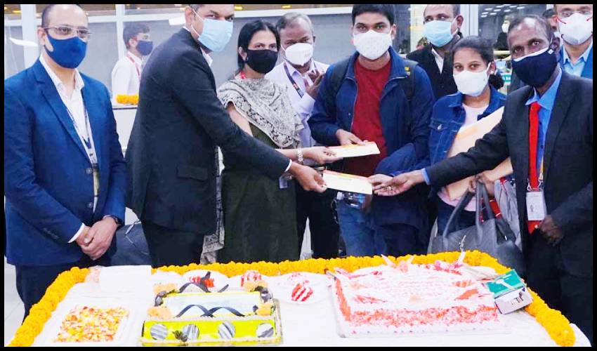 First Hyderabad London Air India Flight