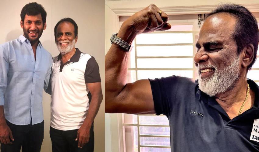 GK Reddy : ఫిట్ ఇండియా అంబాసిడర్గా విశాల్ తండ్రి.. ఆయన ఏజ్ ఎంతో తెలుసా..! GK Reddy : ఫిట్ ఇండియా అంబాసిడర్గా విశాల్ తండ్రి.. ఆయన ఏజ్ ఎంతో తెలుసా..!