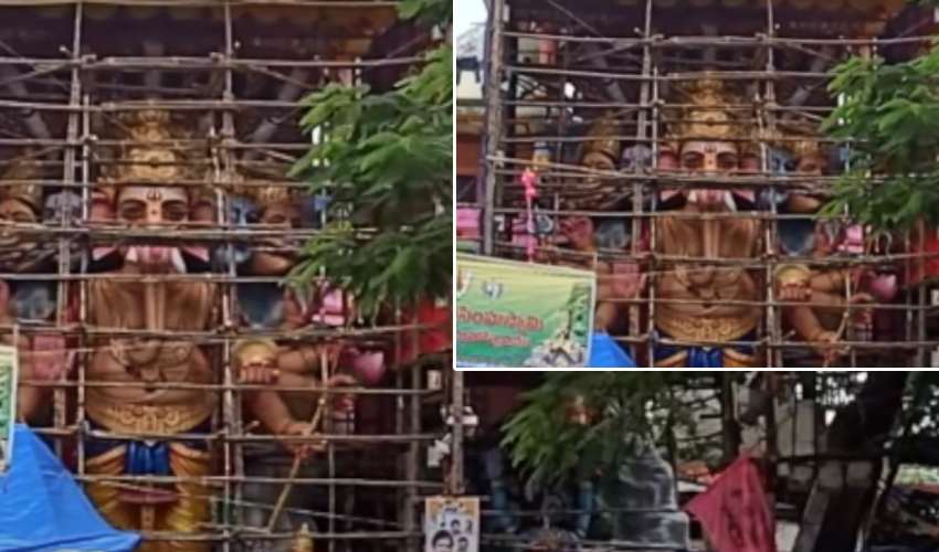Ganesh Chaturthi : ముస్తాబవుతున్న ఖైరతాబాద్ గణేష్ Ganesh Chaturthi : ముస్తాబవుతున్న ఖైరతాబాద్ గణేష్