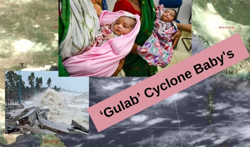 Gulab Cyclone Babys In Odisha
