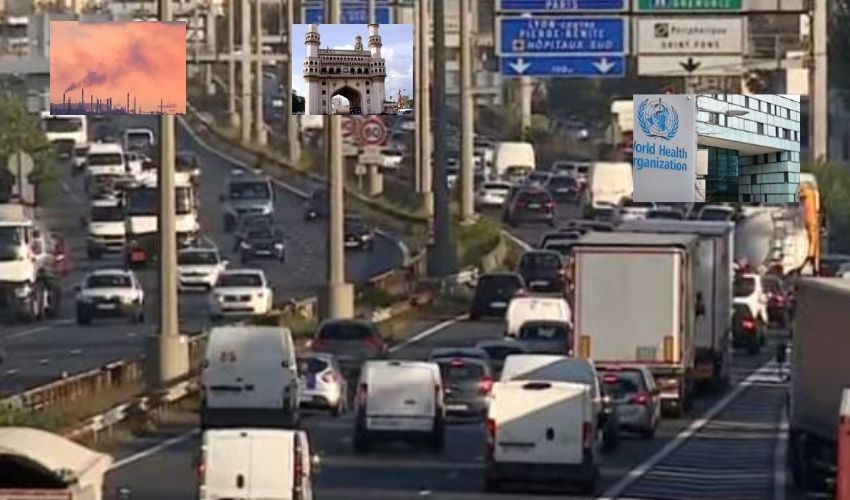 Air Pollution : హైదరాబాద్ లో పెరిగిపోతున్న గాలి కాలుష్యం..డేంజర్ జోన్ లో నగరం..! Air Pollution : హైదరాబాద్ లో పెరిగిపోతున్న గాలి కాలుష్యం..డేంజర్ జోన్ లో నగరం..!