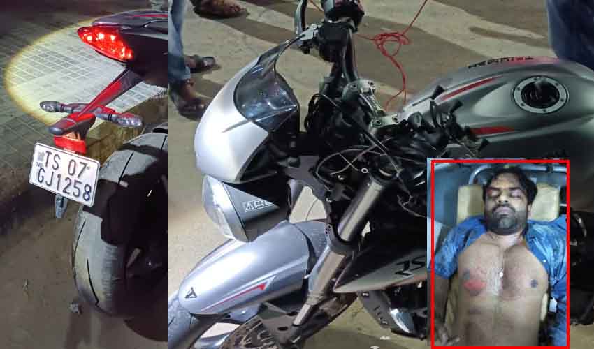 Sai Dharam Tej Bike