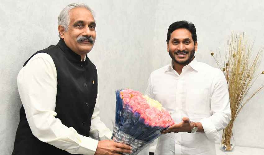 Sameer Sharma Meets Cm Ys Jagan