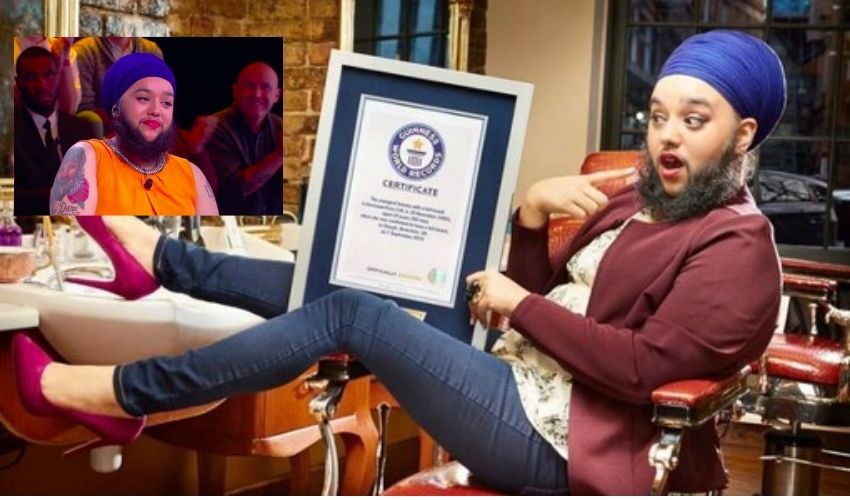 Uk's Harnaam Kaur Enters Guinness Book As The Youngest Female With A Beard