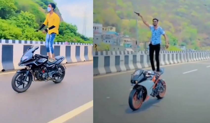 Vijayawada : దుర్గగుడి ఫ్లైఓవర్ పై రేసింగ్..తుపాకీ స్టంట్లతో అలజడి.. క్రిమినల్ కేసు నమోదు Vijayawada : దుర్గగుడి ఫ్లైఓవర్ పై రేసింగ్..తుపాకీ స్టంట్లతో అలజడి.. క్రిమినల్ కేసు నమోదు
