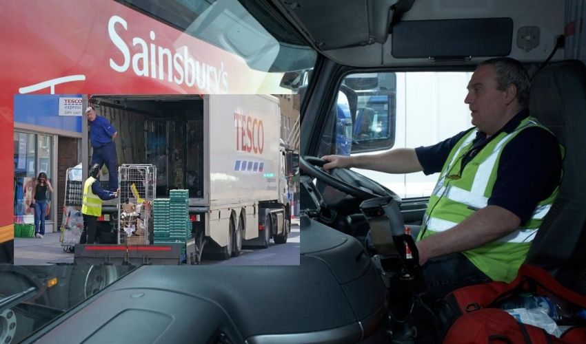 Britain Super Market Truck Drivers