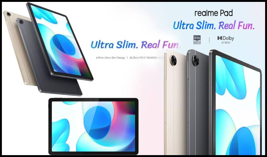 Realme Pad : రియల్మి నుంచి ఫస్ట్ Tablet.. ఫీచర్లు కిరాక్, ధర ఎంతంటే? Realme Pad : రియల్మి నుంచి ఫస్ట్ Tablet.. ఫీచర్లు కిరాక్, ధర ఎంతంటే?