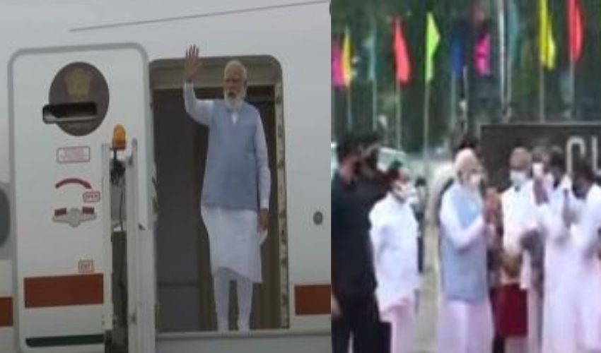 PM Modi : అమెరికా పర్యటన ముగించుకుని భారత్ చేరుకున్న ప్రధాని మోడీ PM Modi : అమెరికా పర్యటన ముగించుకుని భారత్ చేరుకున్న ప్రధాని మోడీ