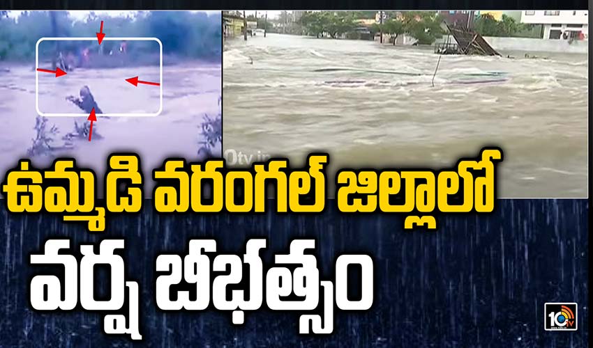 ఉమ్మడి వరంగల్ జిల్లాలో వర్ష బీభత్సం