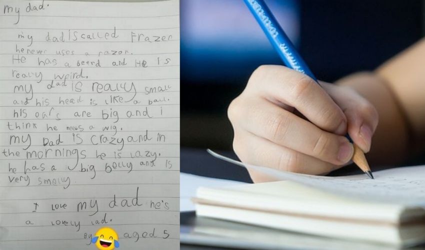 Kid Poem ‘smelly dad’ : మా నాన్న ఫైజర్..ఎప్పుడు వాడడు రేజర్,మా నాన్న బొడ్డు కంపు : ఐదేళ్ల చిన్నారి కవిత వైరల్ Kid Poem ‘smelly dad’ : మా నాన్న ఫైజర్..ఎప్పుడు వాడడు రేజర్,మా నాన్న బొడ్డు కంపు : ఐదేళ్ల చిన్నారి కవిత వైరల్