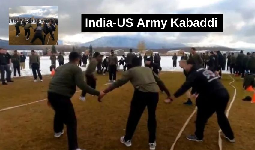 India Us Soldiers Play Kabaddi
