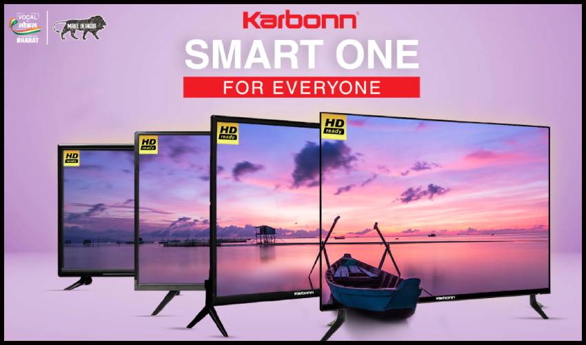 Karbonn Launches Made In India Smart Led Tvs In India
