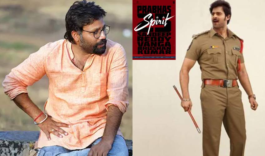 SPIRIT : పవర్ఫుల్ పోలీస్గా ప్రభాస్.. SPIRIT : పవర్ఫుల్ పోలీస్గా ప్రభాస్..