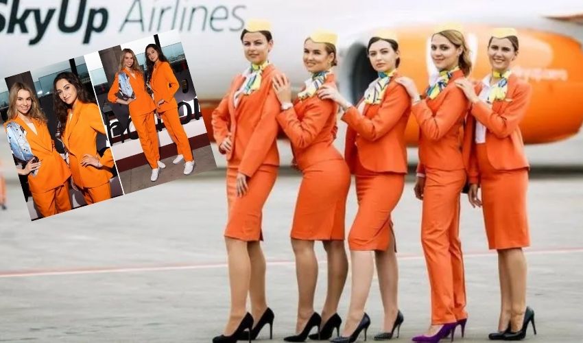 Skyup Airlines  swapping High Heels, Pencil Skirts
