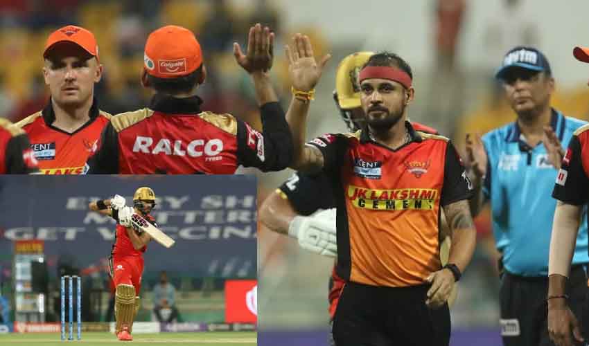 Sunrisers Beats Bangalore