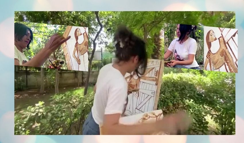 Syrian Artist : కొత్త ఒరవడి, కలర్స్ కొనడానికి డబ్బుల్లేవు..మట్టితో పెయింటింగ్ Syrian Artist : కొత్త ఒరవడి, కలర్స్ కొనడానికి డబ్బుల్లేవు..మట్టితో పెయింటింగ్