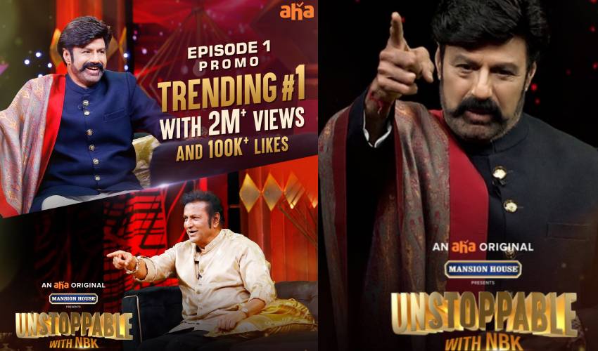 Unstoppable with NBK : సోషల్ మీడియాను షేక్ చేస్తున్న బాలయ్య.. Unstoppable with NBK : సోషల్ మీడియాను షేక్ చేస్తున్న బాలయ్య..