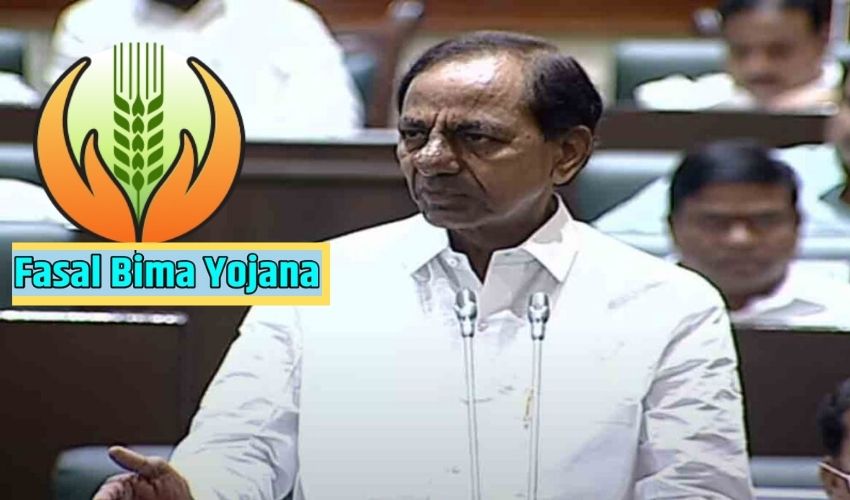 Cm Kcr Fire On Central Govt..fasal Insurance Scheme