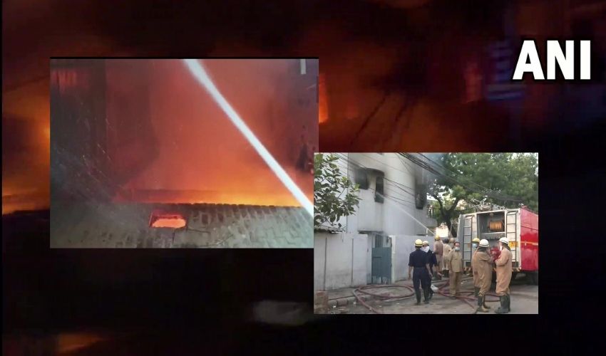 Fire Broke In Delhi