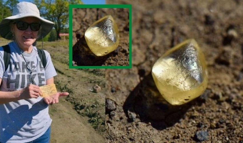 Old Woman Finds Rare Diamond 