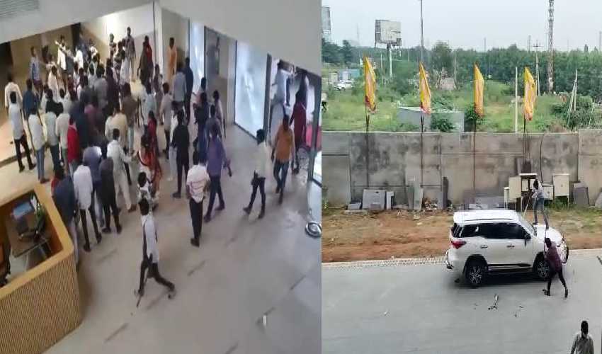 Ycp Workers Attack On Tdp Office