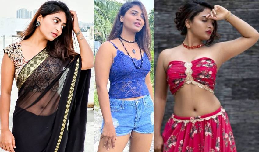 Alekhya Harika : అలేఖ్య అందాలు.. దీపావళి ధగధగలు..