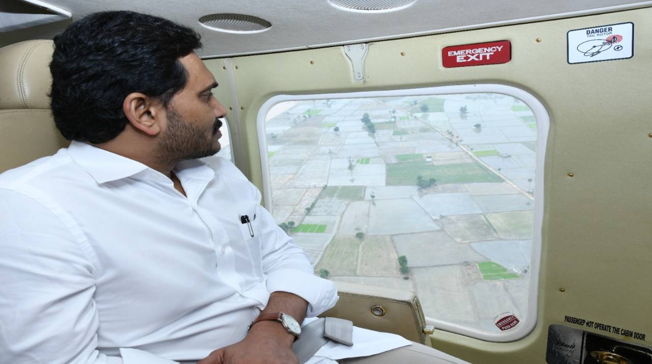 Cm Jagan Aerial Survey On Flood Affected Areas (11)