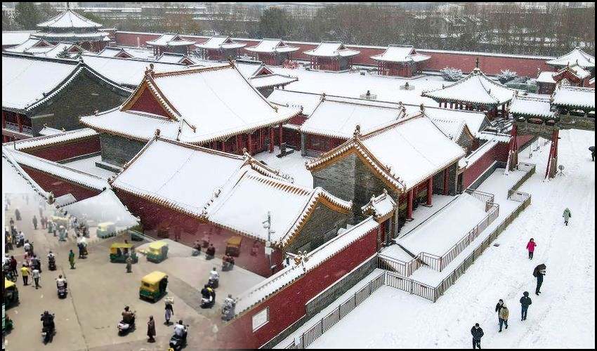 China North Eastern City Sees Highest Snowfall In 116 Years(5)