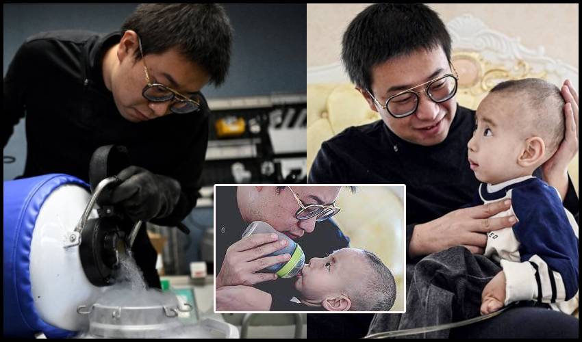 Father In China Makes Medicine In Home Lab For Son Suffering From Rare Genetic Disease