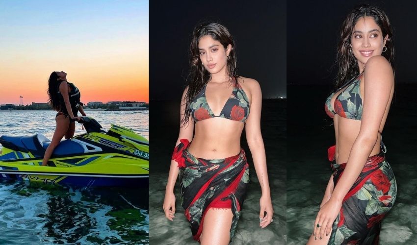 Janhvi Kapoor : జాన్వీ కపూర్ బికినీ షో… దుబాయ్ టూర్‌లో ధడక్ స్టార్ దూకుడు.. Photos