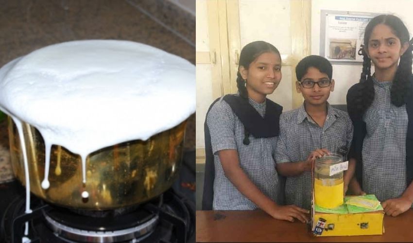 Boiling Milk : పాలు పొంగితే..అలారం వస్తుంది…ప్రభుత్వ పాఠశాల విద్యార్థిని ఆవిష్కరణ Boiling Milk : పాలు పొంగితే..అలారం వస్తుంది…ప్రభుత్వ పాఠశాల విద్యార్థిని ఆవిష్కరణ