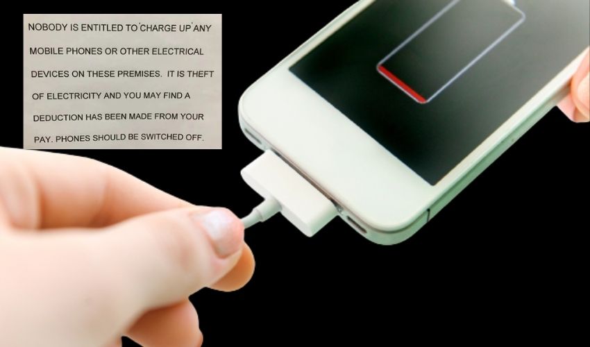 Stop Charging Phones : ఆఫీసులో మొబైల్ ఛార్జింగ్ పెడితే..జీతం కట్! Stop Charging Phones : ఆఫీసులో మొబైల్ ఛార్జింగ్ పెడితే..జీతం కట్!