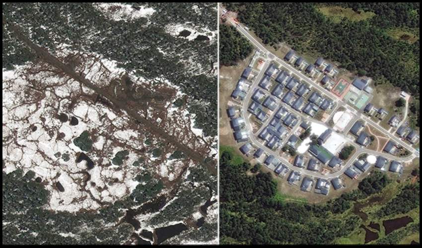 Second China Constructed Enclave In Arunachal, Show New Satellite Images (2)
