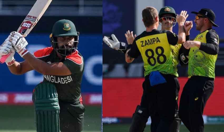 T20 World Cup 2021 : ఆసీస్ బౌలర్ల విజృంభణ.. 73 పరుగులకే కుప్పకూలిన బంగ్లాదేశ్ T20 World Cup 2021 : ఆసీస్ బౌలర్ల విజృంభణ.. 73 పరుగులకే కుప్పకూలిన బంగ్లాదేశ్