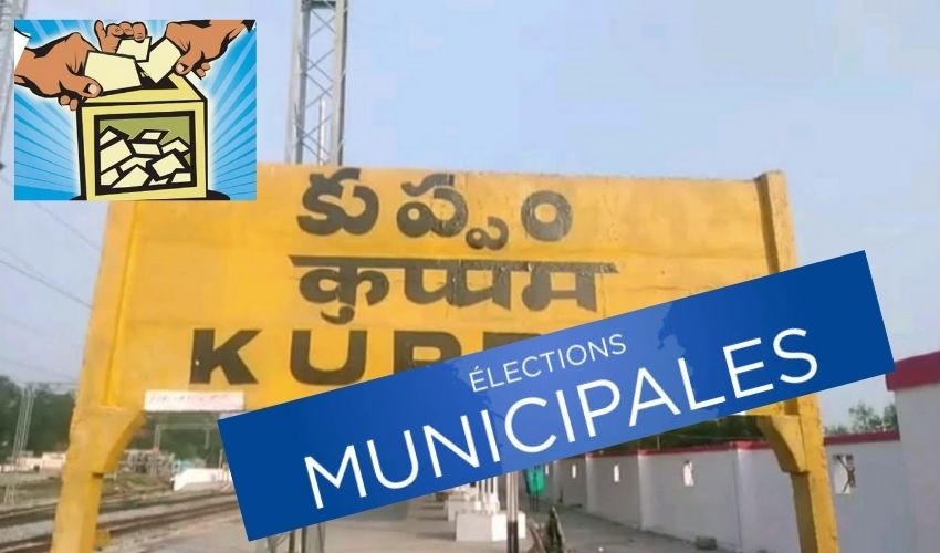 Tension In Kuppam Municipality Election Nominations