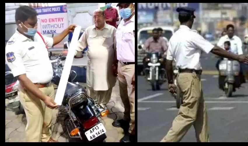Hyderabad Traffic Police : ఒకే తప్పు..రిపీట్, 141 పెండింగ్ చలాన్లు Hyderabad Traffic Police : ఒకే తప్పు..రిపీట్, 141 పెండింగ్ చలాన్లు