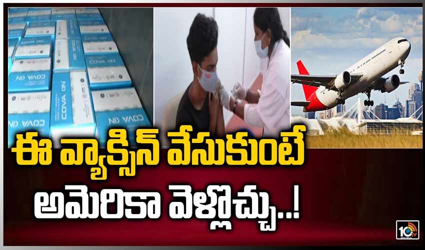 ఈ వ్యాక్సిన్ వేసుకుంటే అమెరికా వెళ్లొచ్చు..!