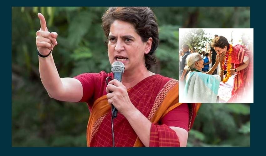 UP Polls : లక్నోలో ప్రియాంక పాదయాత్ర UP Polls : లక్నోలో ప్రియాంక పాదయాత్ర