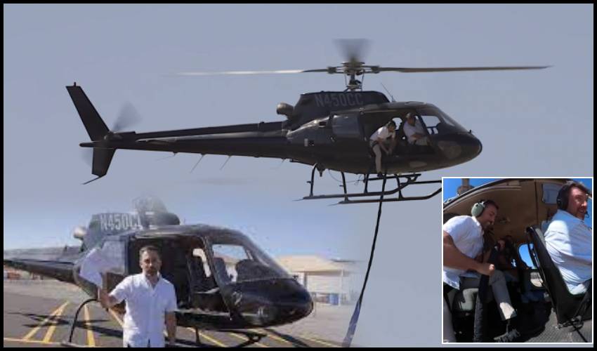 Watch Youtuber Rents Helicopter To Solve Physics Question
