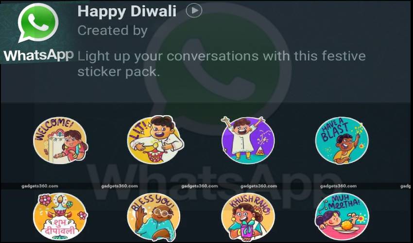 Whatsapp Brings New 'happy Diwali' Sticker Pack For Android