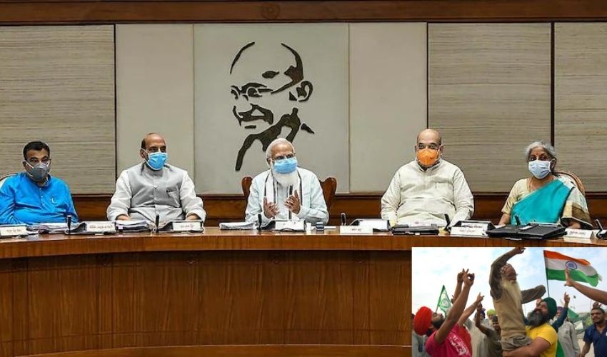 Farm Laws Withdrawl : వ్యవసాయ చట్టాల రద్దు బిల్లుకి కేబినెట్ ఆమోదం అప్పుడే! Farm Laws Withdrawl : వ్యవసాయ చట్టాల రద్దు బిల్లుకి కేబినెట్ ఆమోదం అప్పుడే!
