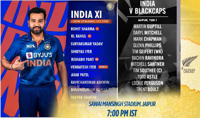 INDvsNZ: టీమిండియా బౌలింగ్, వెంకటేశ్ అయ్యర్ ఎంట్రీ INDvsNZ: టీమిండియా బౌలింగ్, వెంకటేశ్ అయ్యర్ ఎంట్రీ