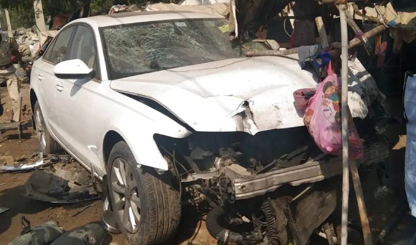 Luxury Car, Bikers Injure, Jodhpur Road Accident, Amit Naagar, Cm Ashok Gehlot (1)