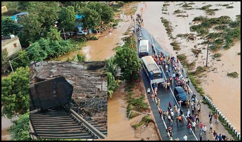 Nellore Railroad Routes Remain Cut Off