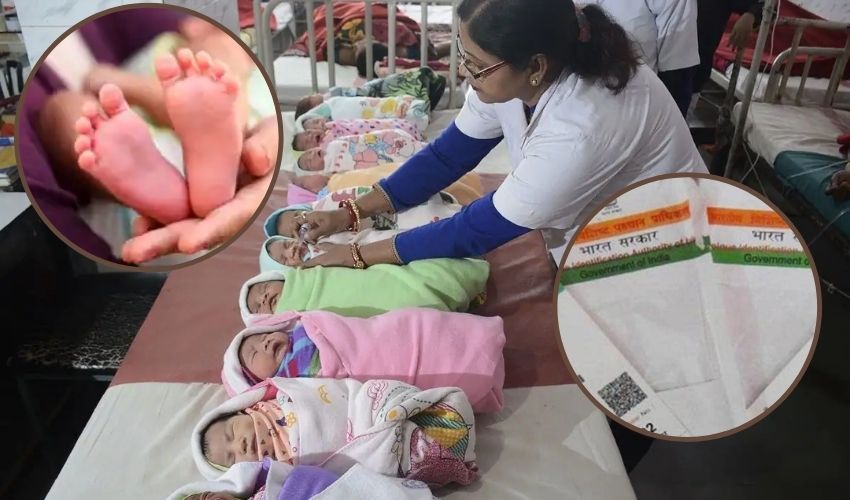 Aadhara Card Issue In Hospitals To New Borns