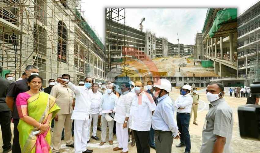 New Secretariat : కొత్త సెక్రటేరియట్‌ను పరిశీలించిన సీఎం కేసీఆర్ – Exclusive Photos